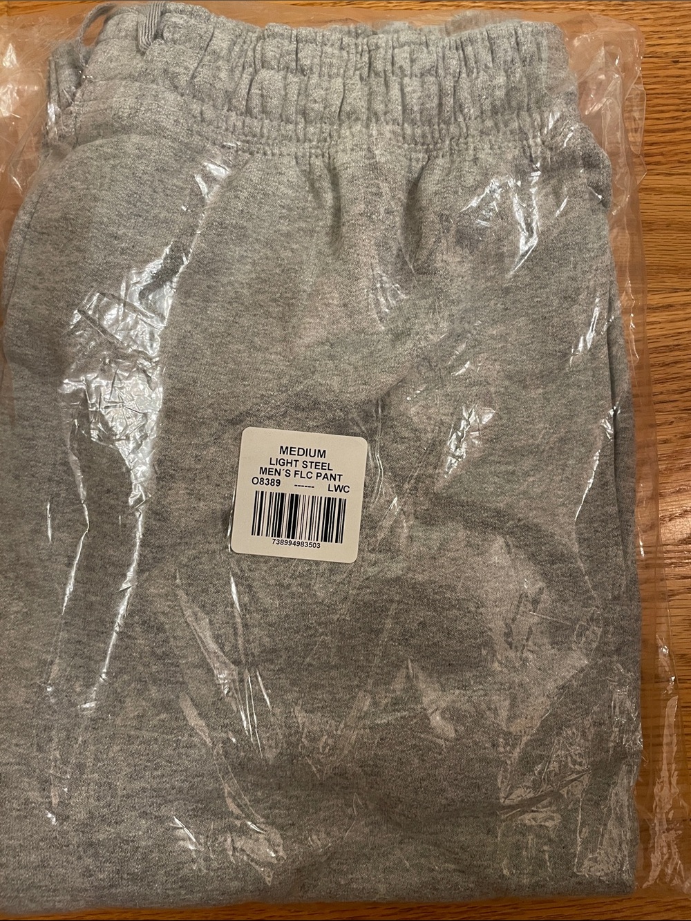 Hanes Men’s Ecosmart Fleece Jogger Bottoms - Light Steel